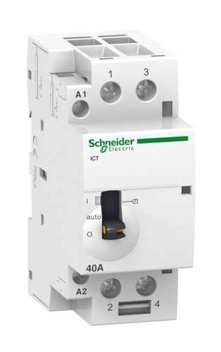 Модульный контактор Schneider Electric iCT 2P 63А 230/24В AC