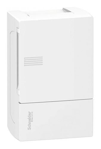 Распределительный шкаф Schneider Electric MINI PRAGMA, 4 мод., IP40, навесной, пластик, белая дверь, с клеммами