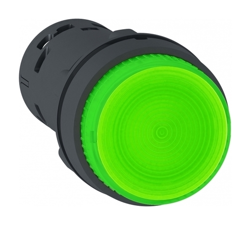 Кнопка Schneider Electric Harmony 22 мм, 230В, IP54, Зеленый, XB7NW3361