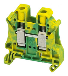 Клемма для заземления с винтовым зажимом TERMINAL 10 мм², желто-зеленый, NSYTRV102PE