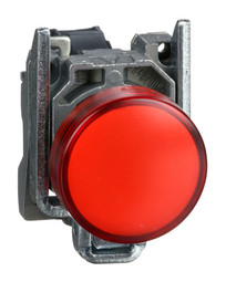 Кнопка Harmony 22 мм, 220В, IP66, Красный
