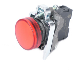 Сигнальная лампа в сборе модульная 22 мм красная 24В DC